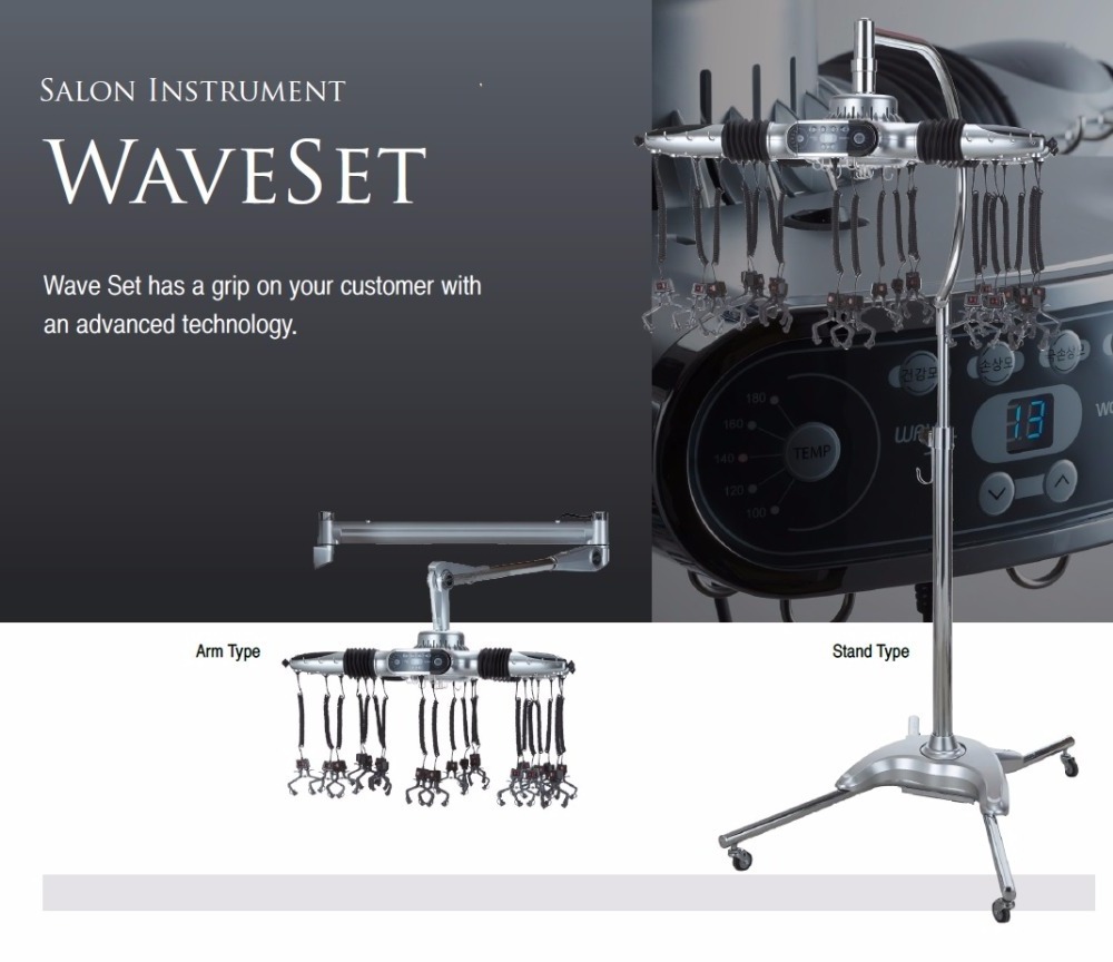 AOMI WAVE SET Hair Digital Setting Perm machine 360-degree turn multi-size rods create various wave Hair perm machine