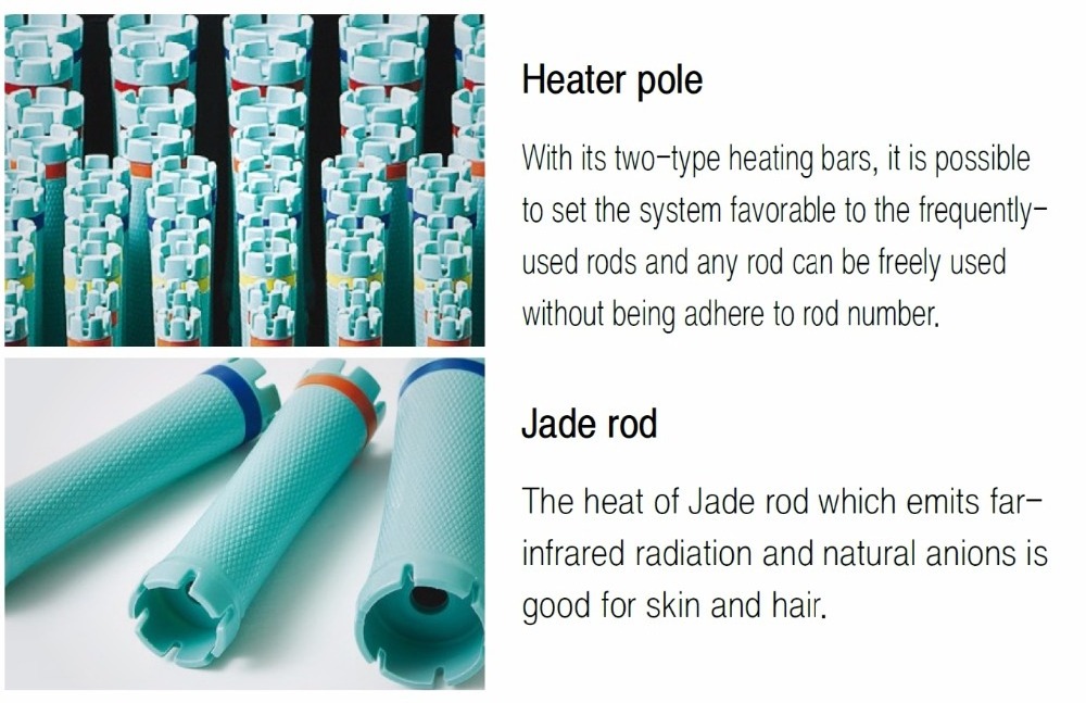 AOMI O.S ceramic heating  rod direct heat perm machine ceramic heating way perfect waves made in Korea