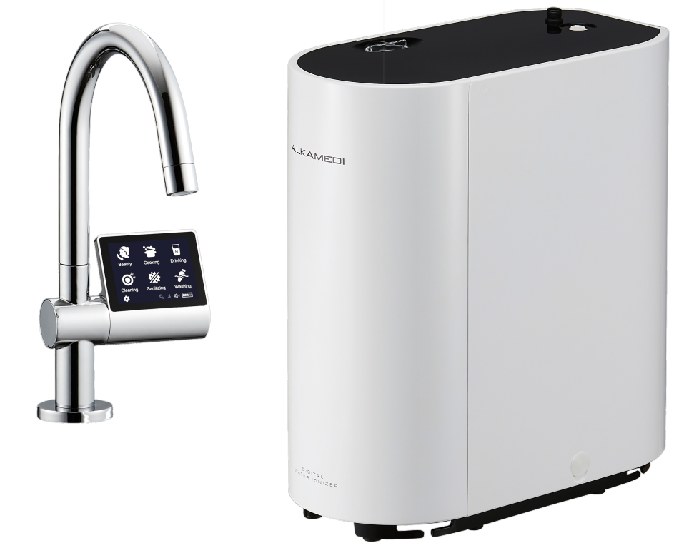 ALKAMEDI AMU 7000F 9 Matte Faucet Water Ionizer Electric Powered for Household RV and Outdoor Use Made in Korea B2B Only