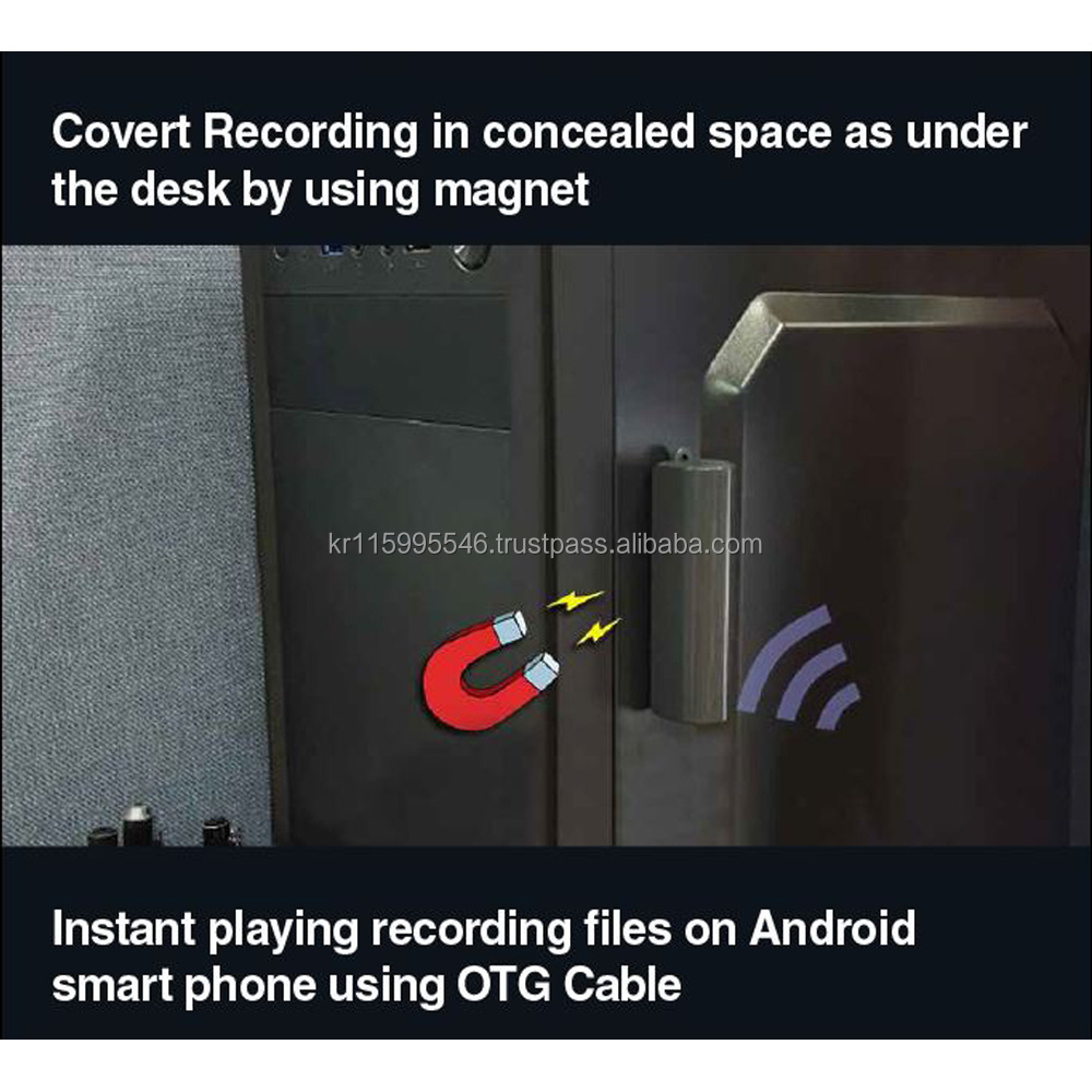 RYL Voice Recorder & Smartphone Charger USR-500 Instant Playing Recording Files on Android Smart Phone Using OTG Cable