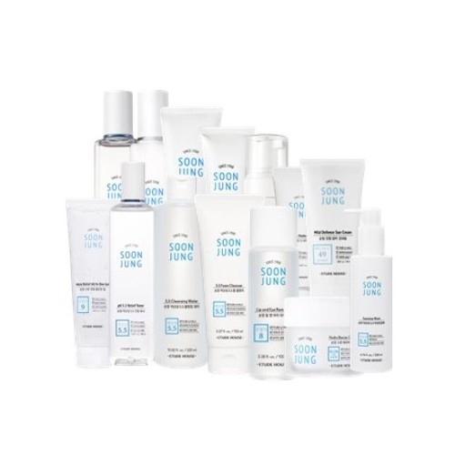 [ETUDE HOUSE] Soonjung Skin Care Collection Toner, Emulsion, Cream, Cleanser, Vegan Cosmetic,  Made In Korea