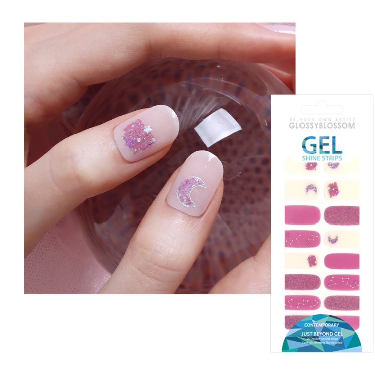 Blooming Space (45929) Korean High Quality Nail Wrap Patch Self Adhesive nail art stickers Sets K-beauty made in korea