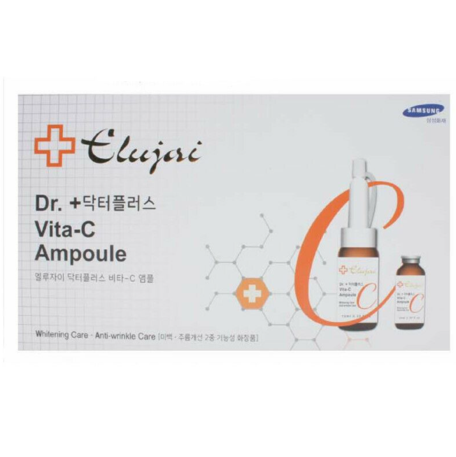 ELUJAI Dr. Plus Vita-C Ampoule whitening facial care intensive wrinkle care antioxidant K-beauty Korea cosmetic