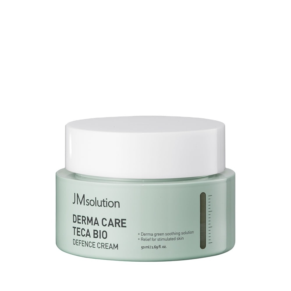 JMSOLUTION DERMA CARE TECA BIO DEFENCE CREAM Pore face care mask pack wash off Korea cosmetic K-beauty