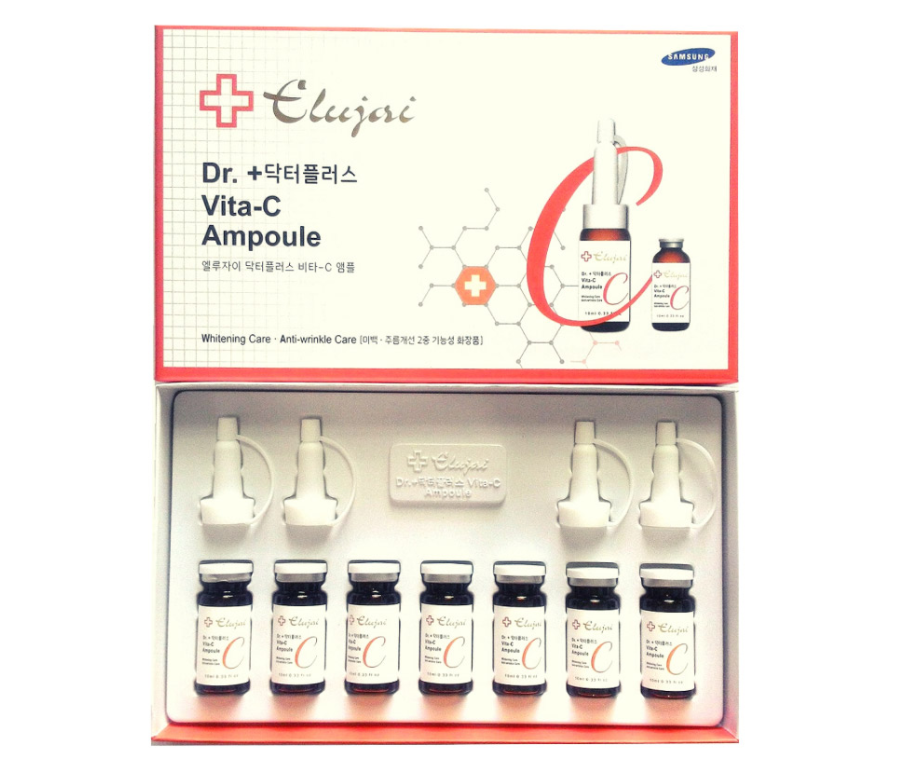 ELUJAI Dr. Plus Vita-C Ampoule whitening facial care intensive wrinkle care antioxidant K-beauty Korea cosmetic