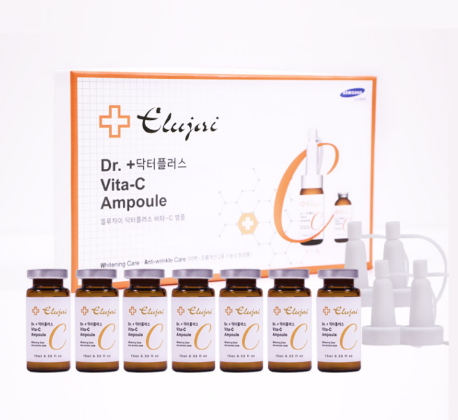 ELUJAI Dr. Plus Vita-C Ampoule whitening facial care intensive wrinkle care antioxidant K-beauty Korea cosmetic