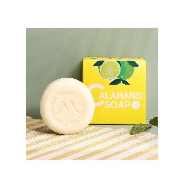 My Real Skin Calamansi Soap Acorus Calamus Juice Ingredients Organic Soap Korean Herbal Whitening Anti-Aging Soap