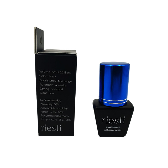 riesti individual eyelash glue/eyelash extension adhesive private label/wholesale eyelash glue