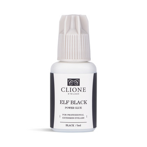 CLIONE ELF BLACK POWER GLUE OEM& ODM MADE IN KOREA Wholesale Waterproof Extension Eyelash Glue Custom Private Label Best Eyelash