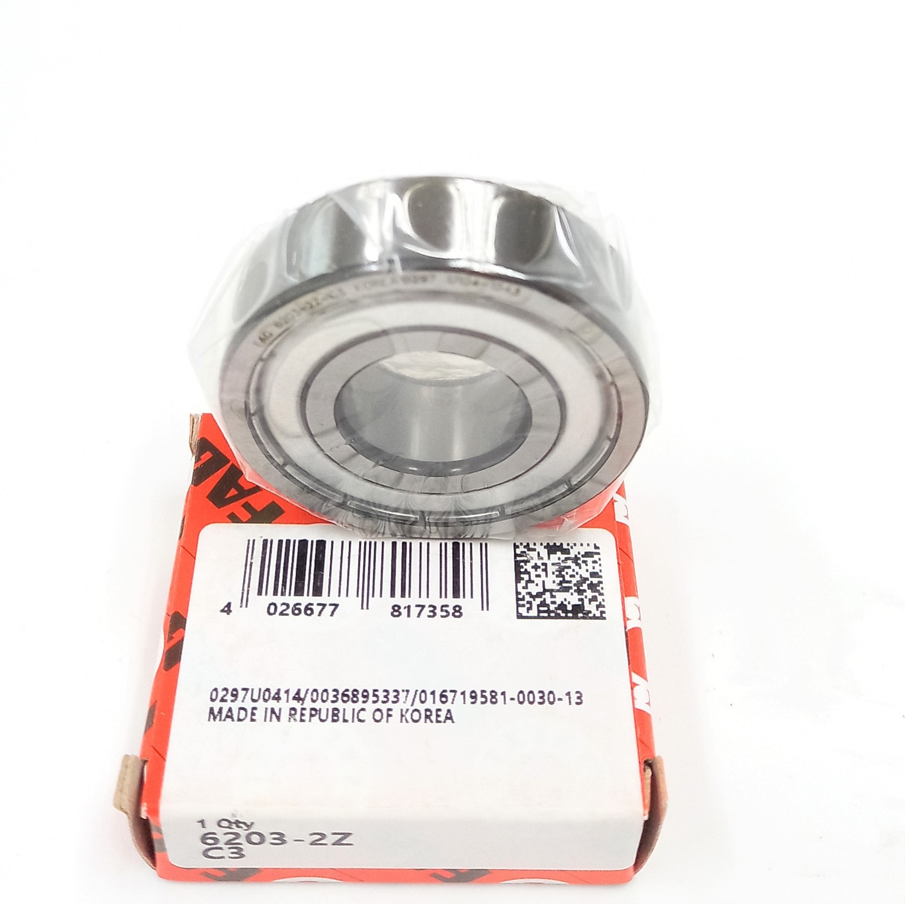 ORIGINAL FAG MADE IN KOREA DEEP GROOVE BALL BEARING 6201 6202 6203 6204 6205 6206 6207 6208 6209 6210 6211 6212