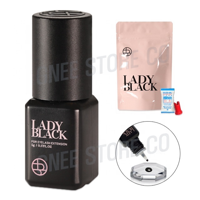 Lash Glue Lady Black 5ml for Professional Eyelash Extensions Glue Original Korea Top Quality SKY Brand Eyelash Glue Adhesive