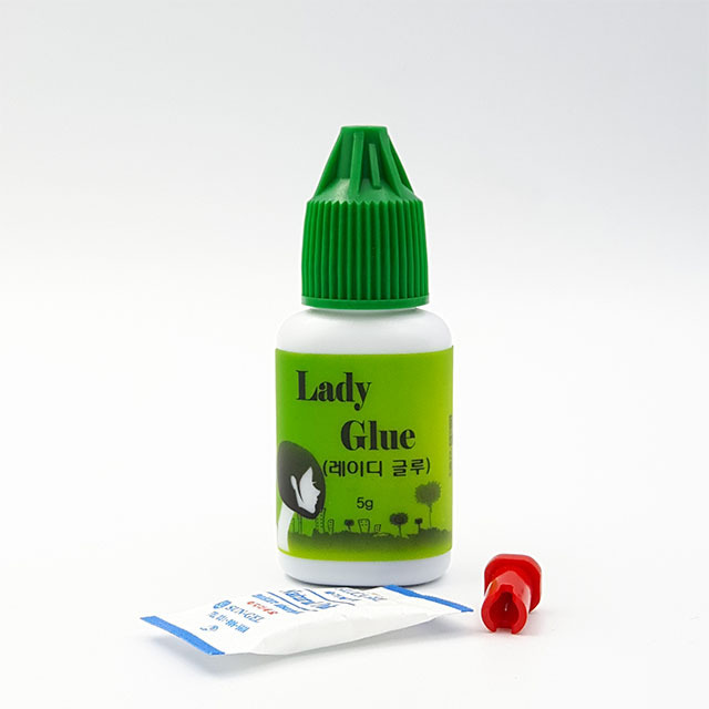 Lady Glue 5ml Premade Fans Individual Eyelash Extension Glue Adhesive Bond from South Korea with MSDS Certification Sky Glue