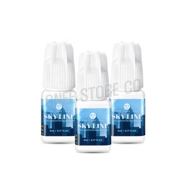 SKY LINE Original Korea Eyelash Extension Glue 5ml Fast Drying Adhesive Bond Long Lasting 0.5s Bonding Time New Product Sky Glue