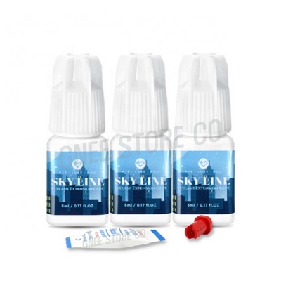 New Sky Line Glue Fast Drying Black Eyelash Extension Glue Adhesive Bond 5ml New 0.5s Sky Glue Adhesive for False Lash Extension