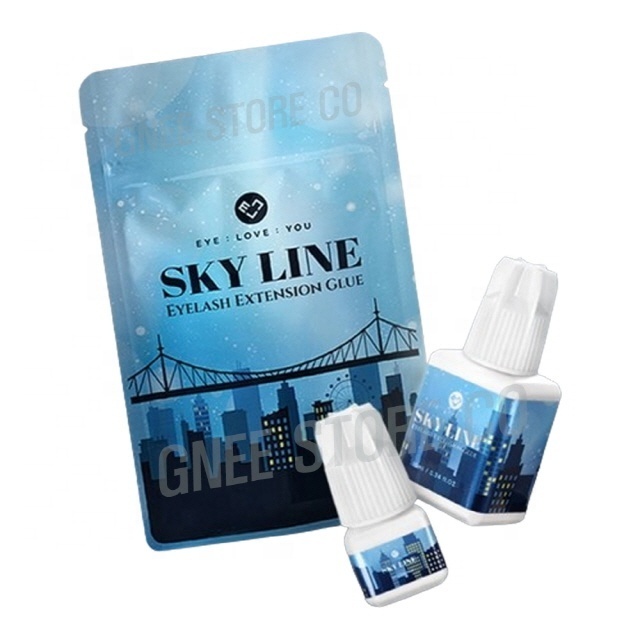 New Sky Line Glue Fast Drying Black Eyelash Extension Glue Adhesive Bond 5ml New 0.5s Sky Glue Adhesive for False Lash Extension