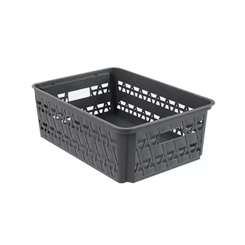 Rectangular 4l Household Plastic Food Storage Box Kitchen Drain Basket Fruit Vegetable Washing Basket