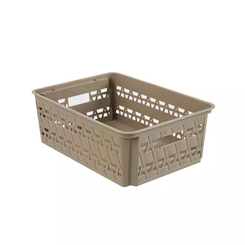 Rectangular 4l Household Plastic Food Storage Box Kitchen Drain Basket Fruit Vegetable Washing Basket