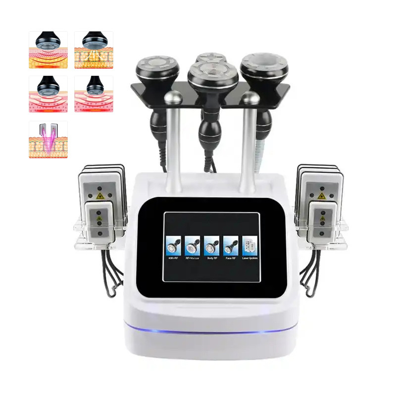 Portable 80k ultrasonic vacuum cavitation slimming machine rf lipo laser cavitation machine fat burning cavitation machine