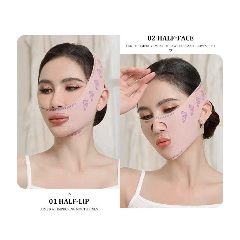 High quality face lifting belt v shaper facial slimming bandage relaxation