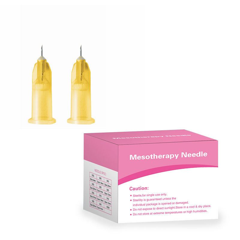 Korea Micro Disposable Hypodermic Mesotherapy Needle 30G,31G,32G,34G 6mm derma pen Beauty Needle manufacturing