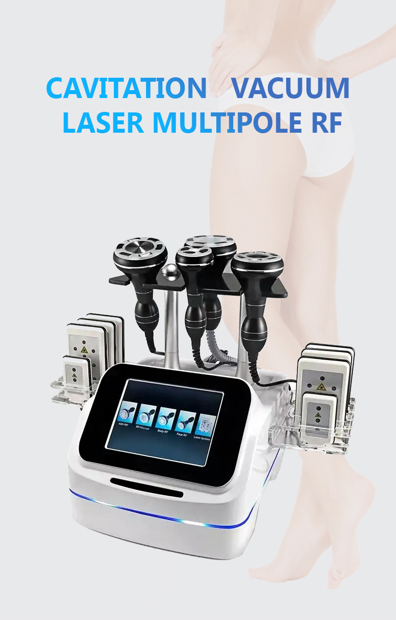 Professional 5 in 1 lipo laser 40k ultrasound RF vacuum cavitation system slimming machine