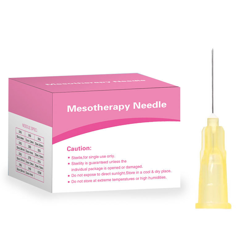 Korea Micro Disposable Hypodermic Mesotherapy Needle 30G,31G,32G,34G 6mm derma pen Beauty Needle manufacturing