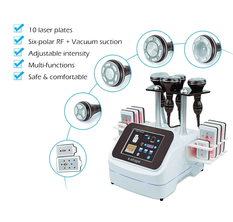 Professional 5 in 1 lipo laser 40k ultrasound RF vacuum cavitation system slimming machine