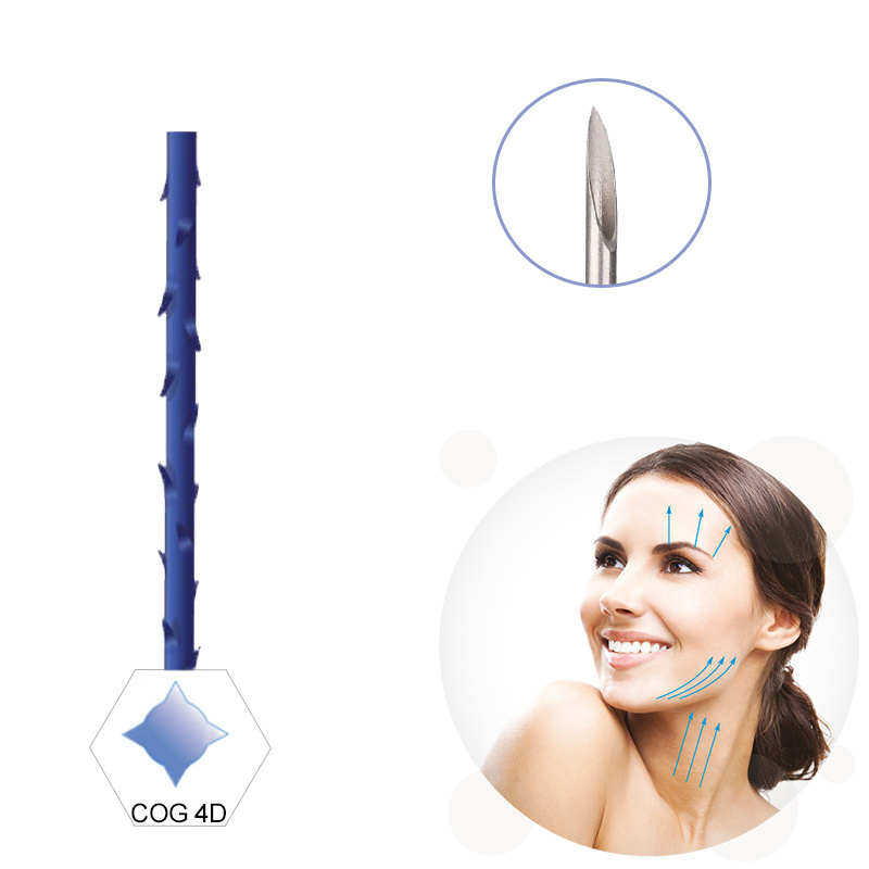 Korea absorbable 60mm skin tightening mono screw pdo plla pcl tensor thread for v line face and eye care lifting