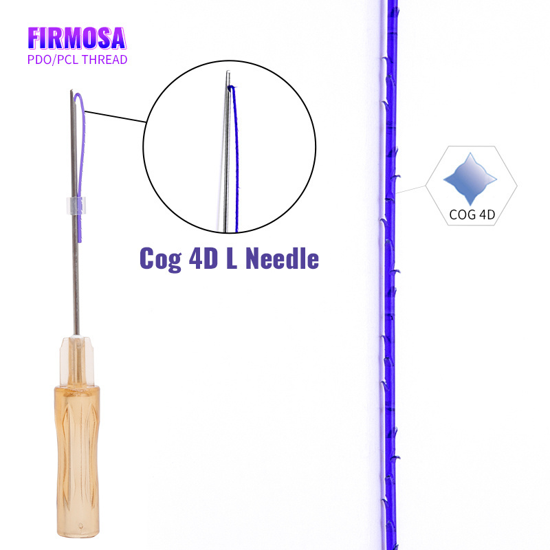 Korea absorbable 60mm skin tightening mono screw pdo plla pcl tensor thread for v line face and eye care lifting