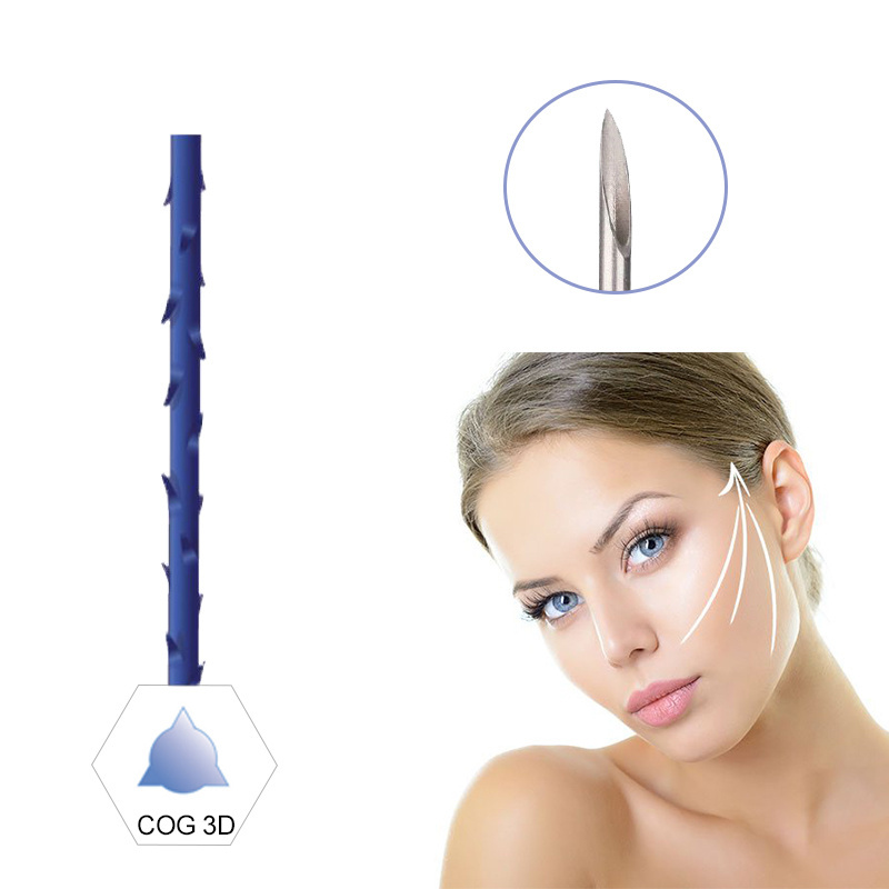 Korea absorbable 60mm skin tightening mono screw pdo plla pcl tensor thread for v line face and eye care lifting