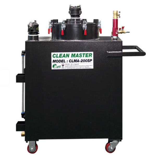 MST 1 CLEAN MASTER CUTTING OIL TANK CHIP CLEANER with air vacuum ejector large volume stainless steel mesh filter