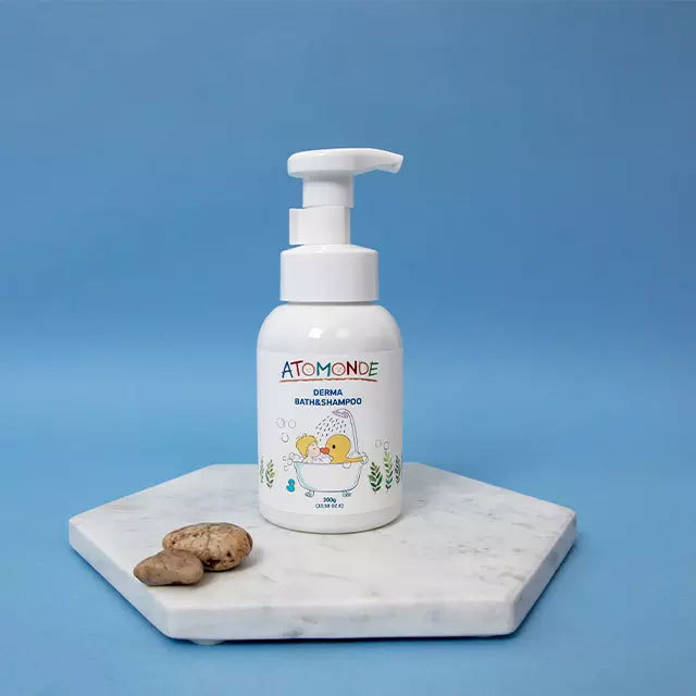 Hot New Products Korea Suppliers natural Baby's Bubble Bath Promotional ATOMONDE baby Derma Bath & Shampoo