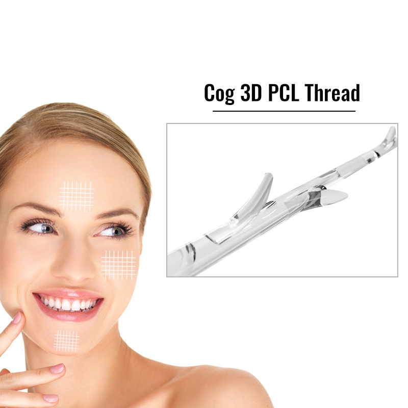 Made In Korea Other Medical Consumables 19g 100mm Beauty Spa Use 3d Thread Barbed Cog 3D Pcl With Type L