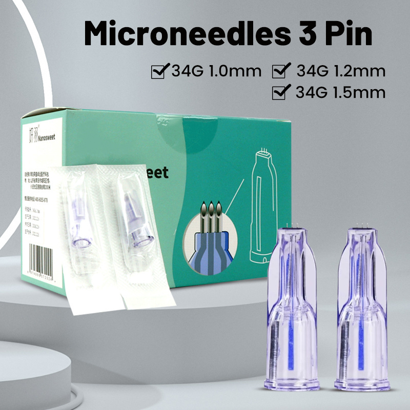 korea newly launched mesotherapy crystal 3 pin multi needle for injector