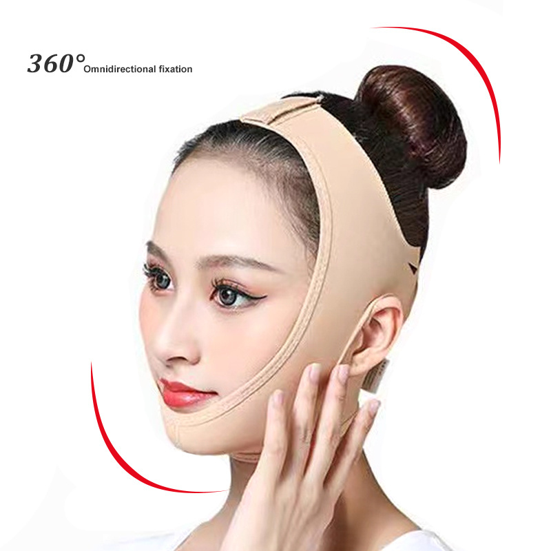 Anti Wrinkle Slim Face Mesh Fabric Slimming Lifting Belt V-line Chin Cheek Lift Up Band Bandage