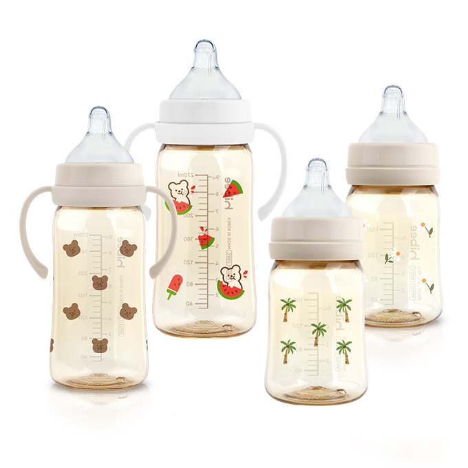 [HIBEE]KOTRA HEV-1 new born baby feeding bottle set bottle Pre Sterilized bpa free feed bottle Breast Milk Storage CARTOON Latex