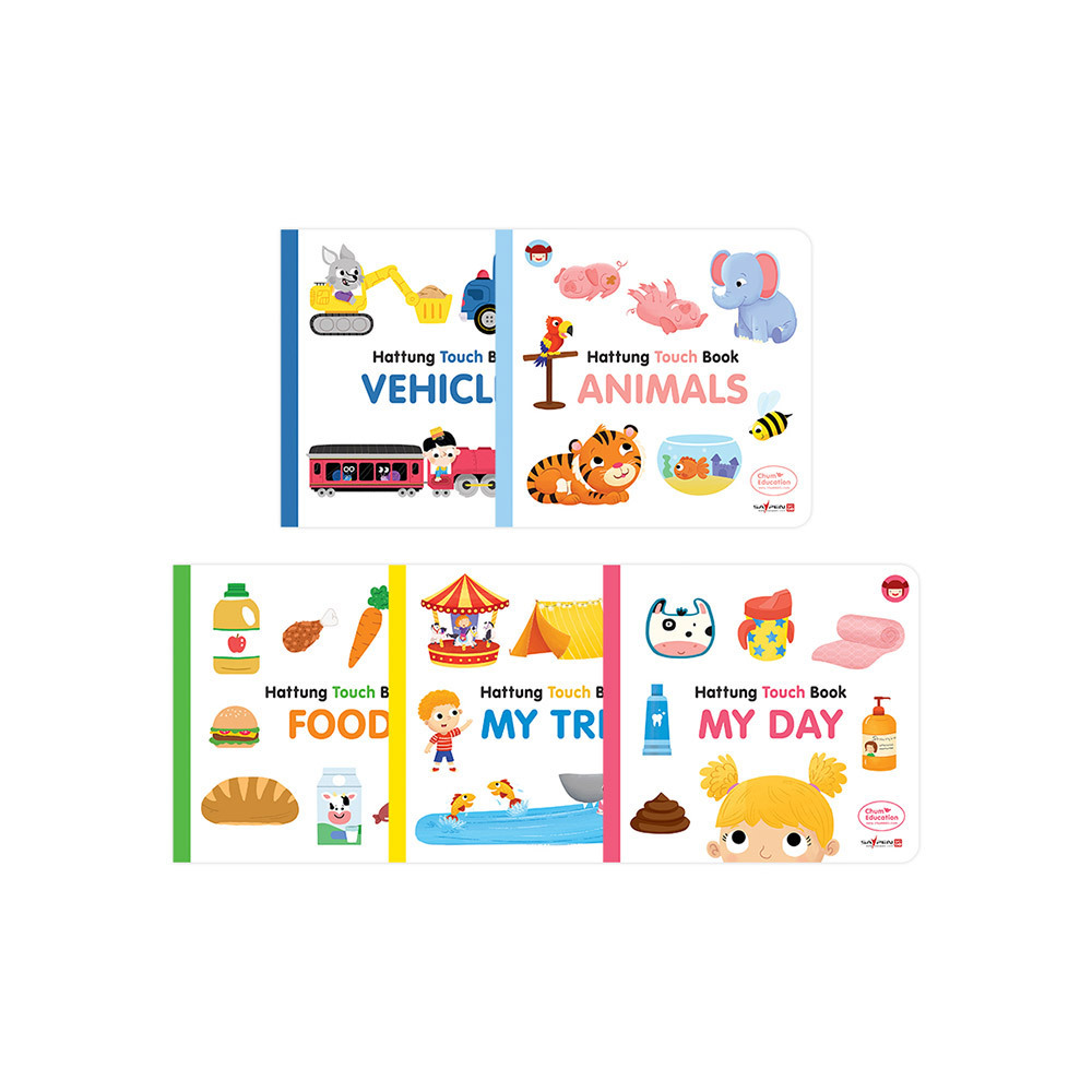 [Chum Education] The Best Selling In Korea language development Hattung Touch Book for kids Educational Toys