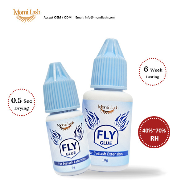 Strong Vegan Eyelash Glue 0.5 Second Drying Time Maximum Bonding Strength For Lash Applications