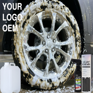 tire cleaner& shine (brown effect) foam type spray easy&quick rich foaming ultra wash korea