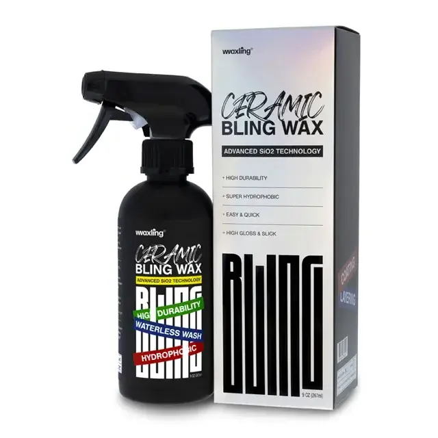 South Korean Made Professional Logo Customization Car Cleaning Spray Foam Cleaner Ceramic Bling Wax