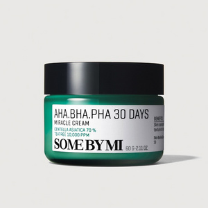 SOME BY MI AHA BHA PHA 30 Days Miracle Cream Skin Calming Soothing Moisturizing Face Cream Original Korean Skincare 60ml