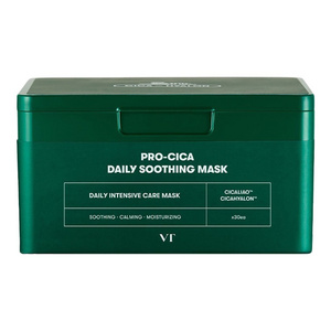 Online Wholesale Korean cosmetic PRO CICA DAILY SOOTHING MASK (30 SHEETS) by Lotte Duty Free