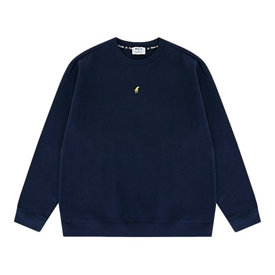 Korean Fashion Clothing Surf Fins Emblem SweatShirt Navy NAVY S by Lotte Duty Free