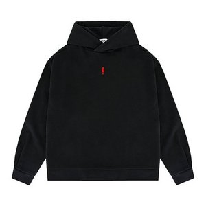 Korean Fashion Clothing Surfboard Emblem Hoodie Black BLACK S by Lotte Duty Free