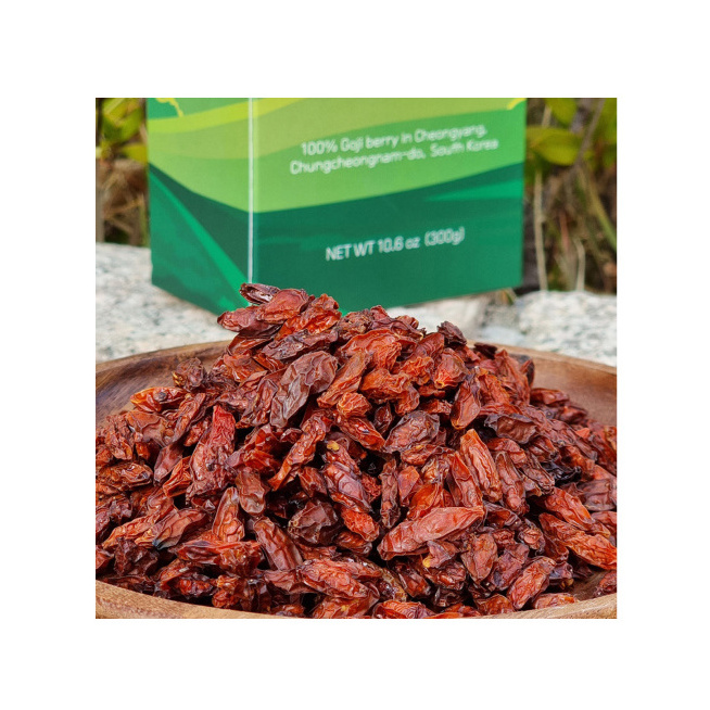 Korean Cultivated High Quality Cheap Certified Organic Traditional Superfood Wolfberry Dried Red Goji Berries