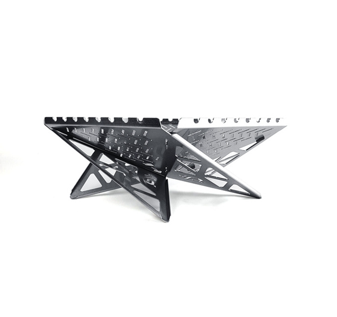 Outdoor Garden Bbq Stove Brazier SUS 430 Stainless Steel Bonfire Charcoal Wood Camping Stove Fire Pit