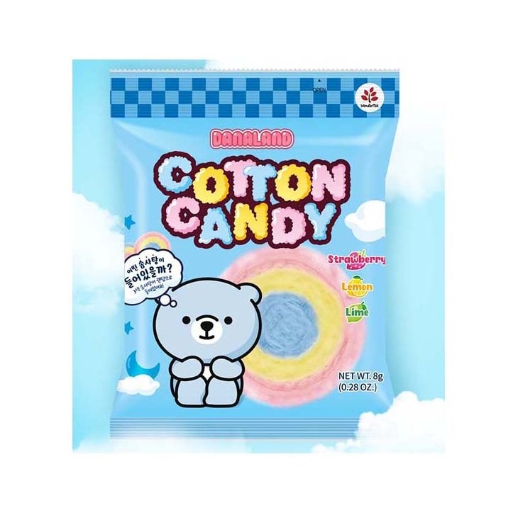 Selling popular colorful marshmallows for children family birthday snacks marshmallows DANALAND Cotton Candy