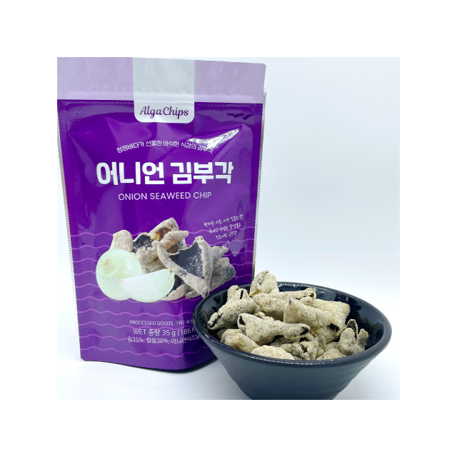 [Badalove] dry food onion seaweed chip bite light snack dried fried made in korea tasty crispy seaweed crisps snack