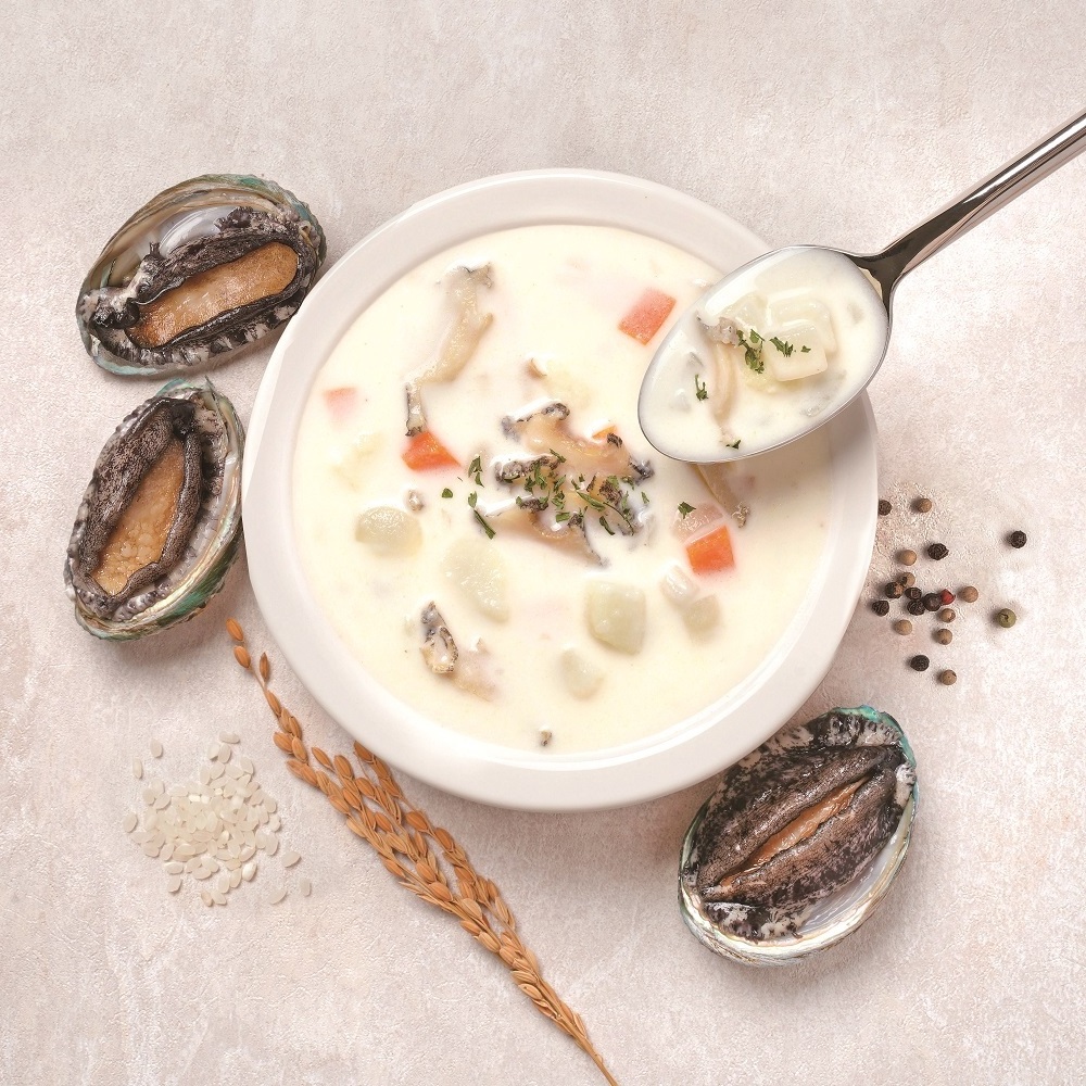 [WANDODA] Abalone chowder soup cream tasty spicy tomato Rice powder Korea instant food nutritious meal