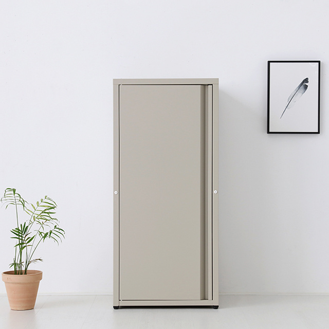 DOMINIK  Metal Storage Cabinet with 1 Door for Office This steel cabinet is loved by many for its simple design